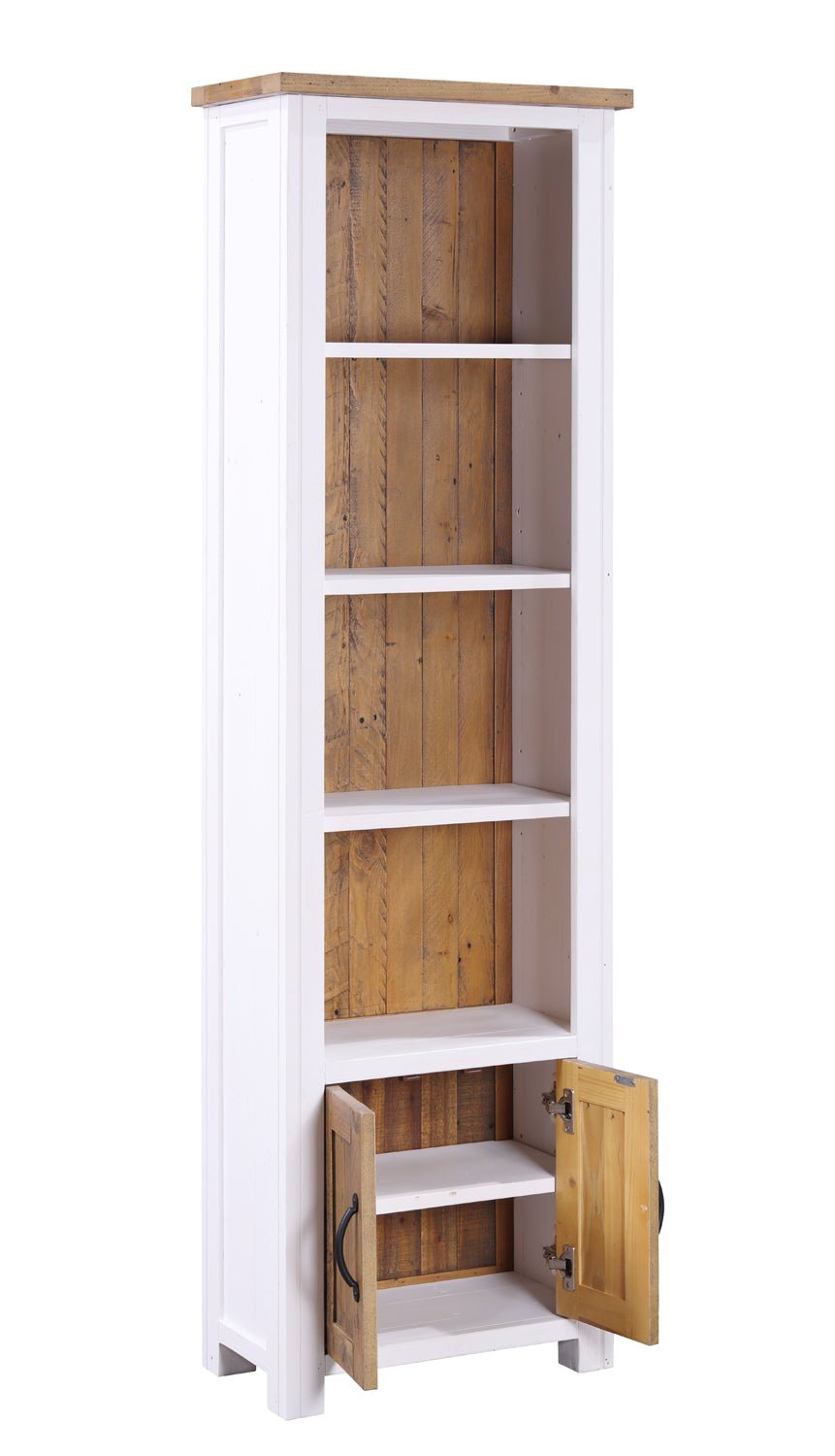 Splash of White Narrow Bookcase4 - Duck Barn Interiors