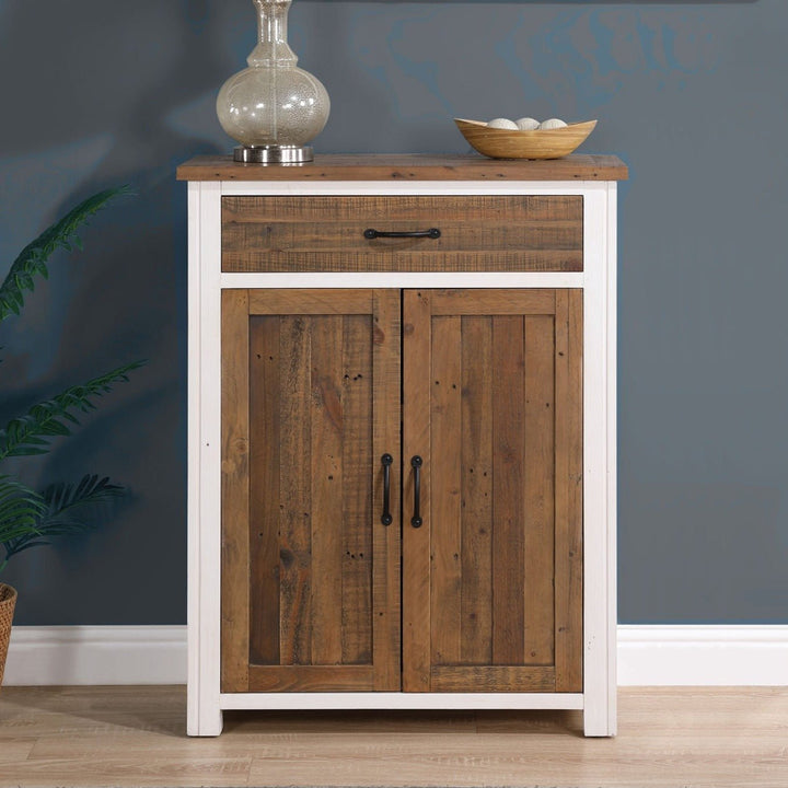 Splash of White Shoe Storage Cupboard With Drawer2 - Duck Barn Interiors