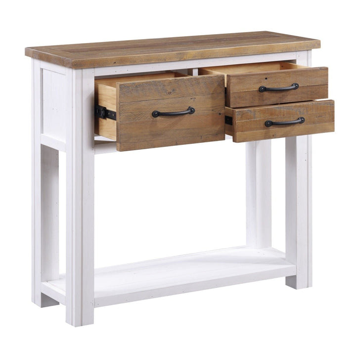 Splash of White Small Console Table2 - Duck Barn Interiors