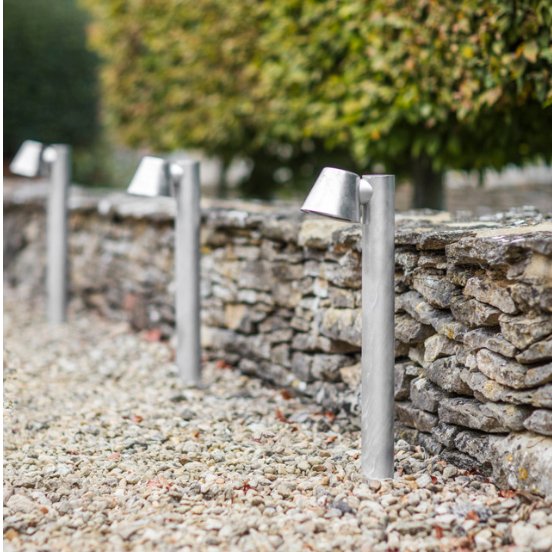 St Ives Mast Path Light - Galvanised Steel - Duck Barn Interiors