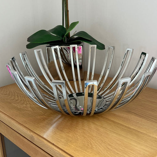 Stainless Steel Dual Pronged Fruit Bowl (3 Sizes)