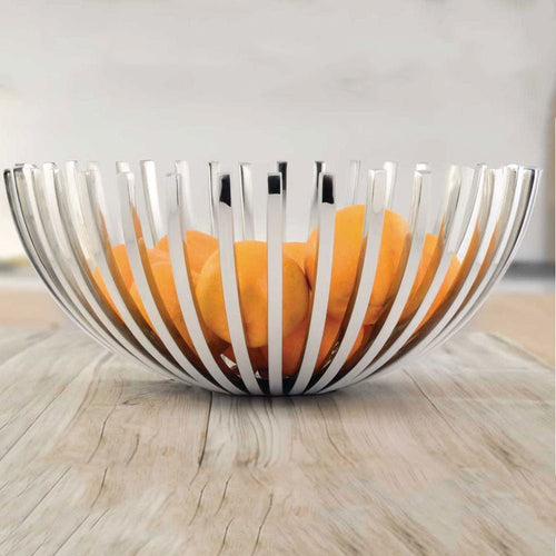 Stainless Steel Repeat Pronged Fruit Bowl (2 Sizes)