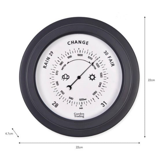 Tenby Barometer - Carbon2 - Duck Barn Interiors