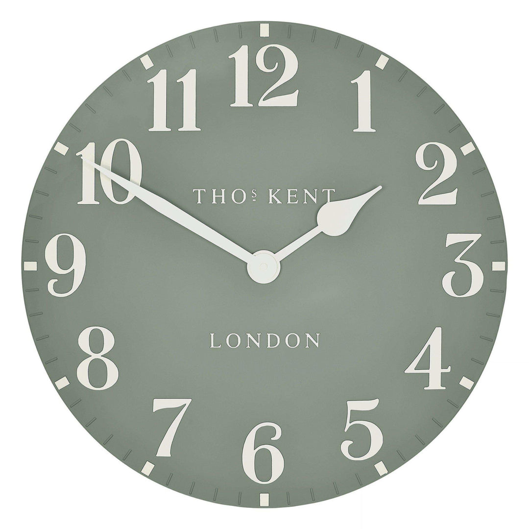 Thomas Kent Arabic Seagrass Wall Clock (50cm/20") - Duck Barn Interiors