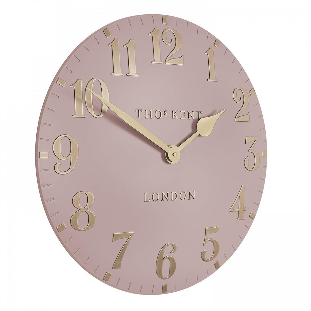 Thomas Kent Arabic Wall Clock - Blush Pink (50cm/20")2 - Duck Barn Interiors