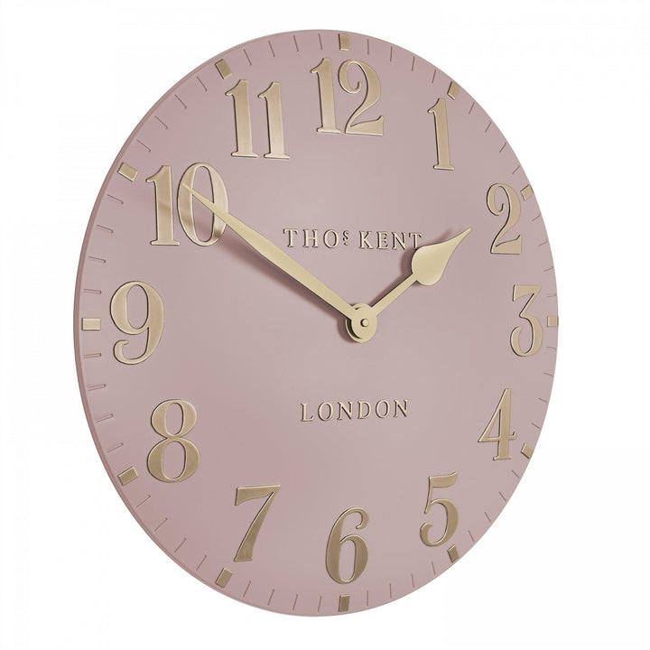 Thomas Kent Arabic Wall Clock - Blush Pink (50cm/20")2 - Duck Barn Interiors