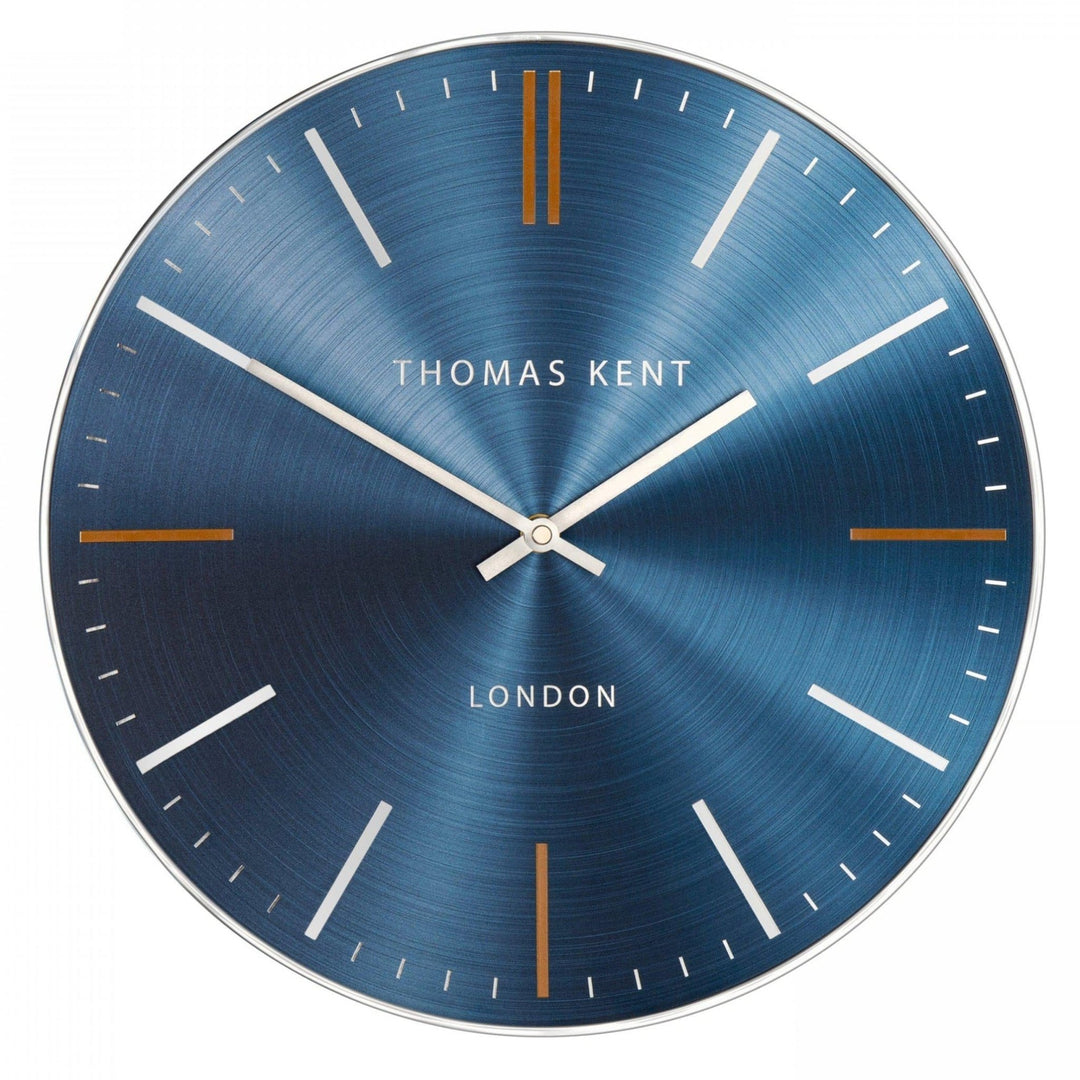 Thomas Kent Bistro Wall Clock - Sapphire 35cm3 - Duck Barn Interiors