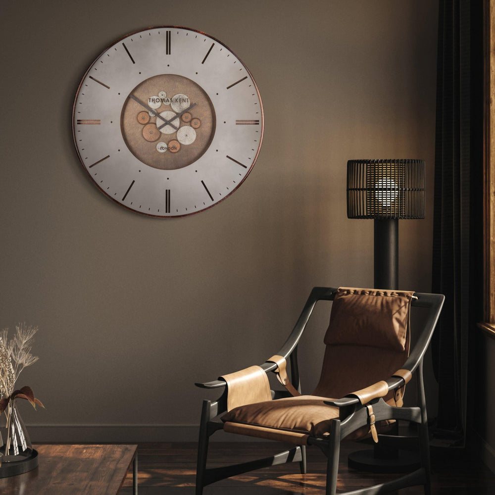 Thomas Kent Clocksmith Grand Cog Wall Clock - Bronze (74cm/30")1 - Duck Barn Interiors