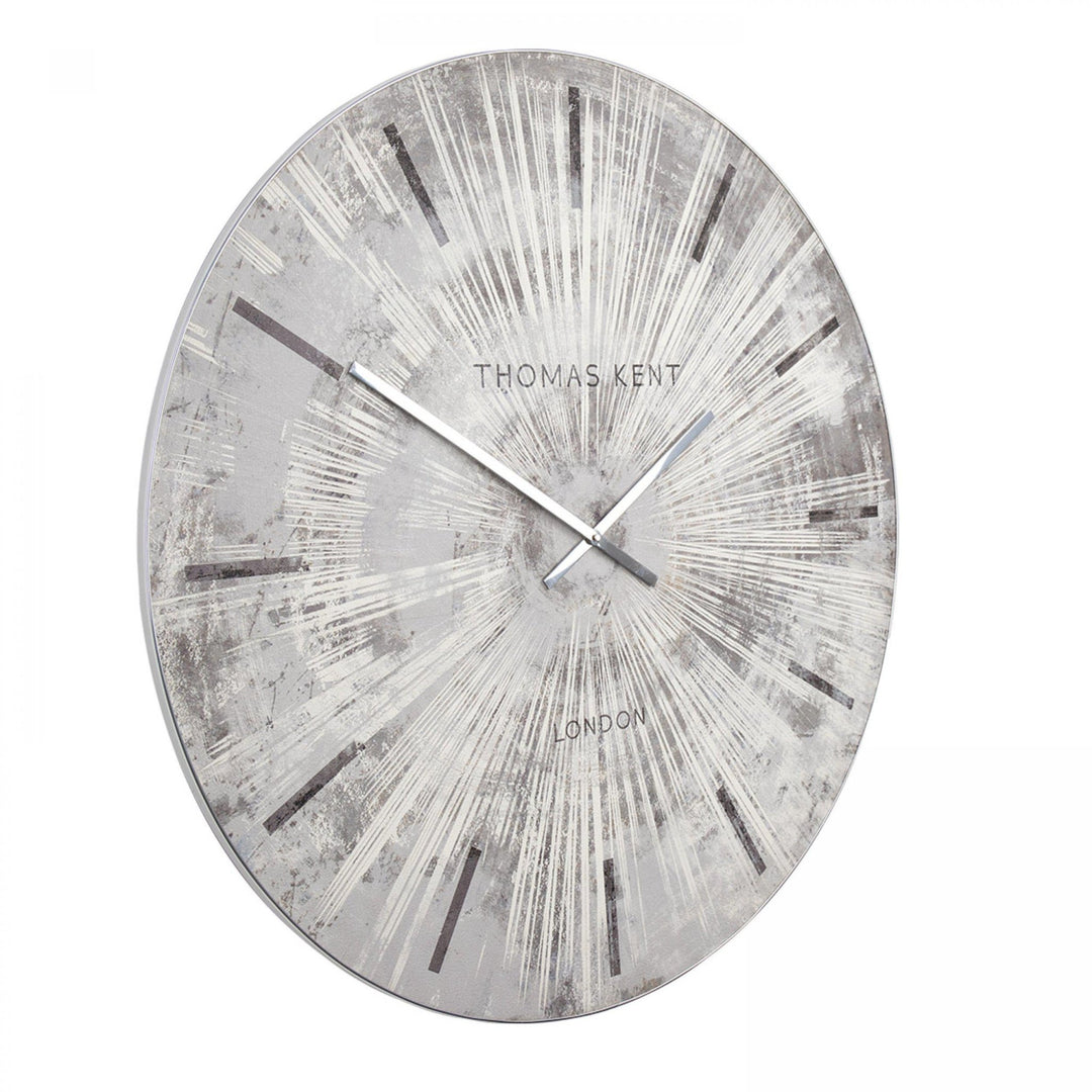 Thomas Kent Starburst Grand Clock - Silver (92cm/36")3 - Duck Barn Interiors