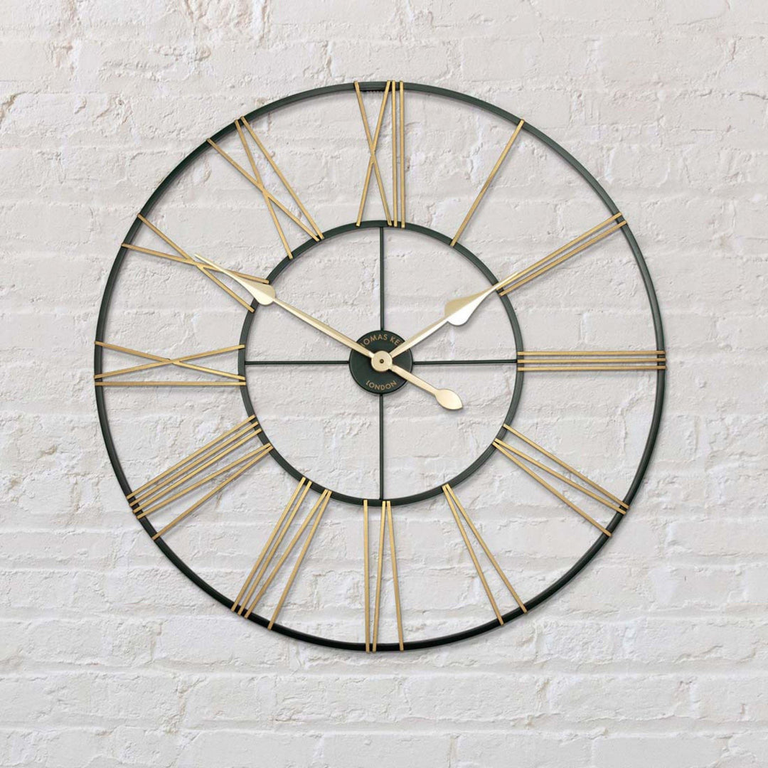 Thomas Kent Summer House Wall Clock - (80cm/32") - Duck Barn Interiors