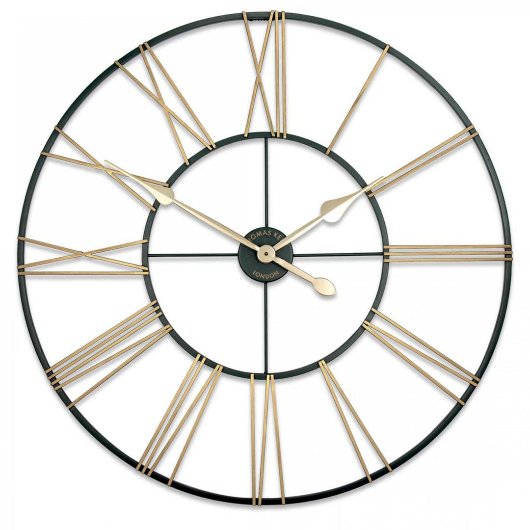 Thomas Kent Summer House Wall Clock - Green (81cm/32")2 - Duck Barn Interiors