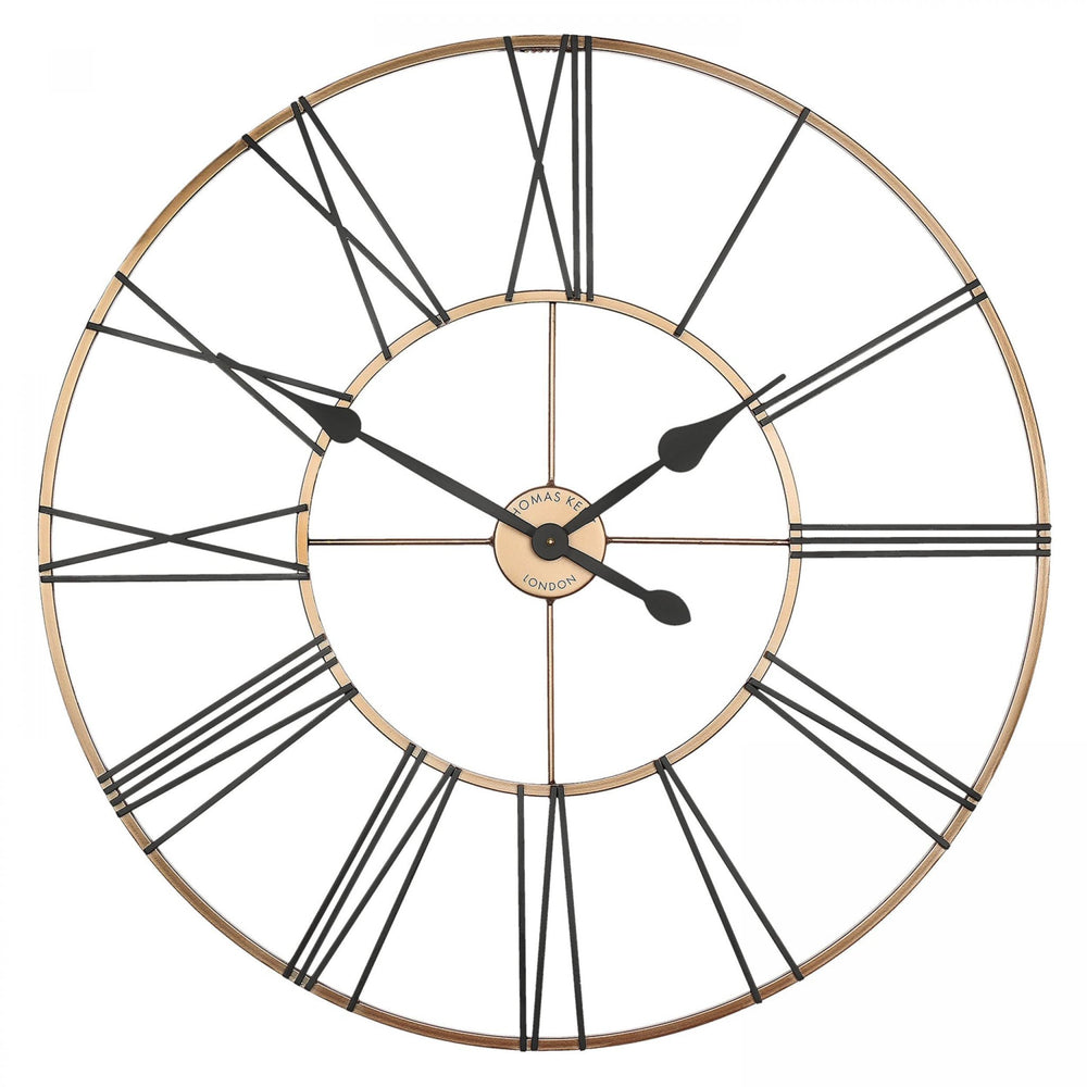 Thomas Kent Summer House Wall Clock - Copper (81cm/32") - Duck Barn Interiors