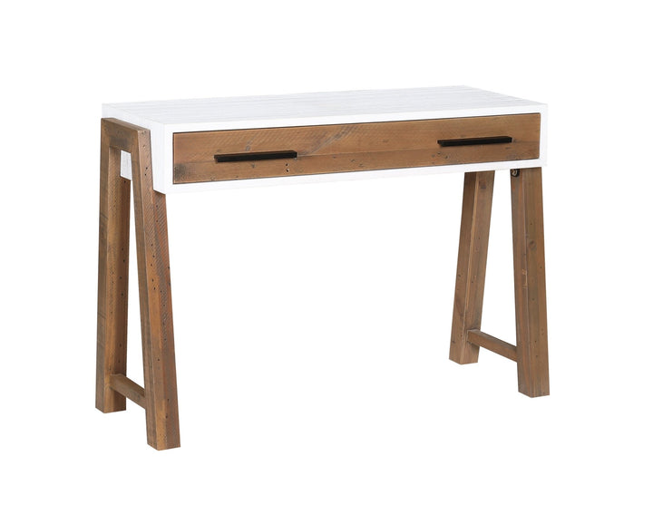 Trinity Reclaimed Wood Home Office Desk / Dressing Table5 - Duck Barn Interiors