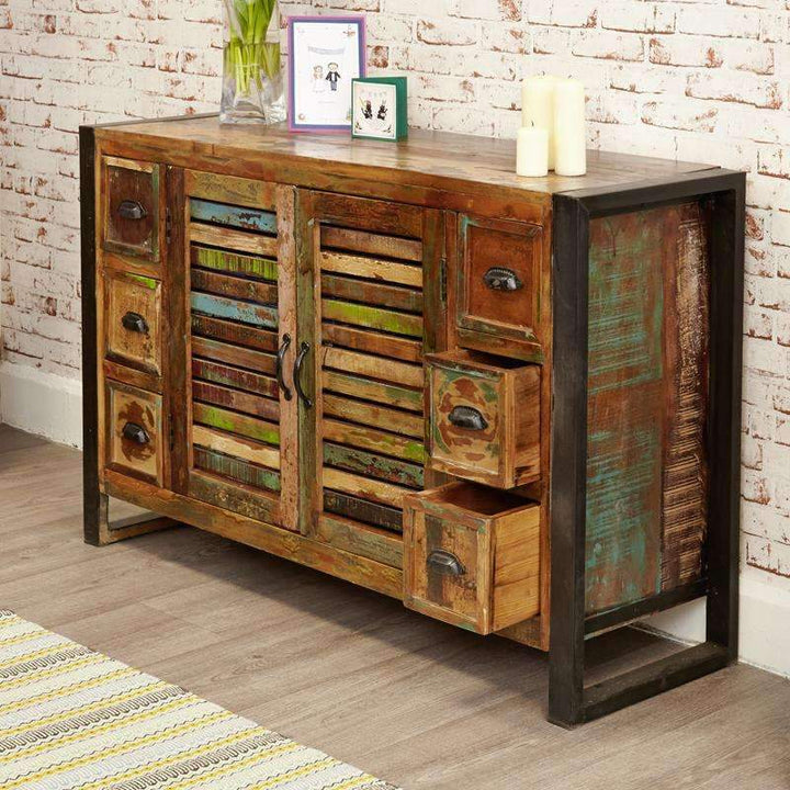 Urban Chic 6 Drawer Sideboard5 - Duck Barn Interiors