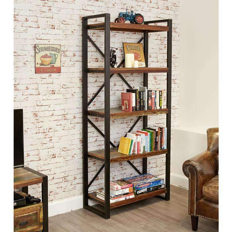 Urban Chic Large Open Bookcase - Duck Barn Interiors