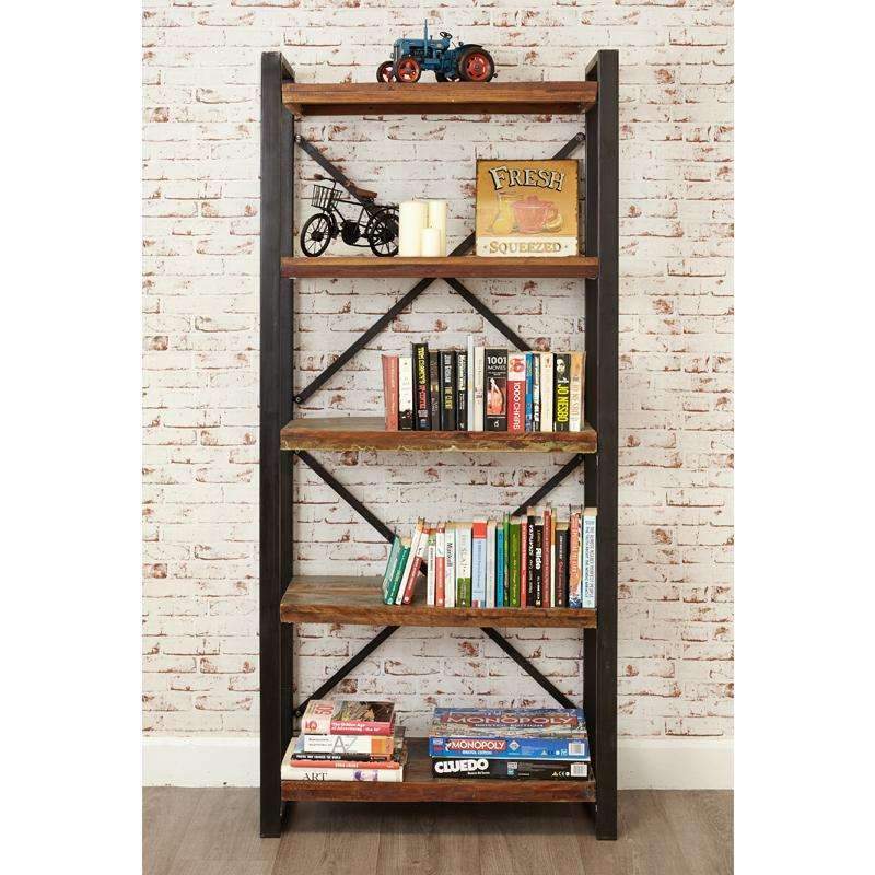 Urban Chic Large Open Bookcase - Duck Barn Interiors