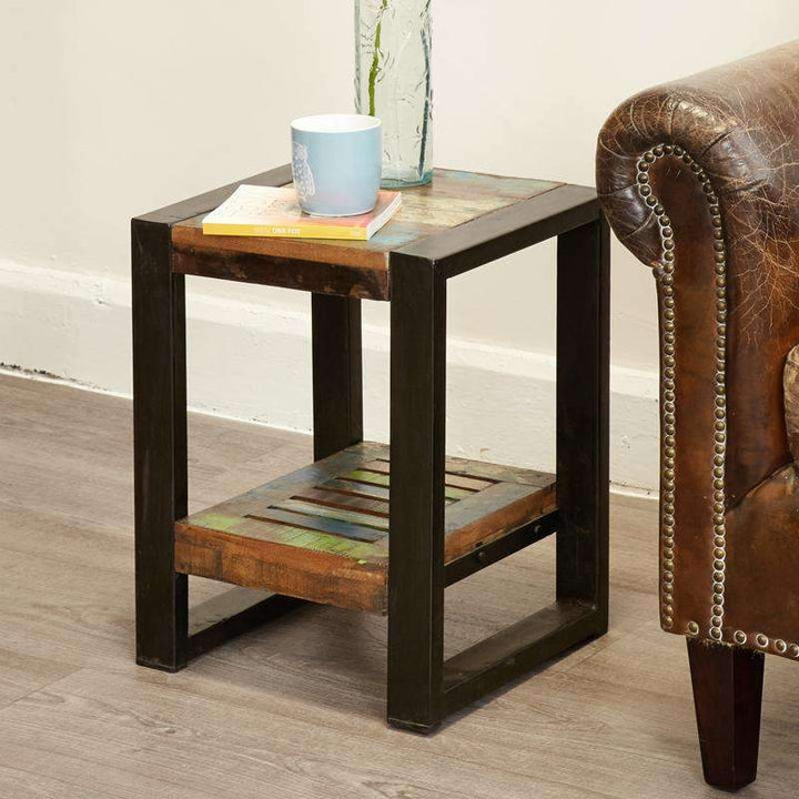 Urban Chic Low Plant Stand / Lamp table1 - Duck Barn Interiors