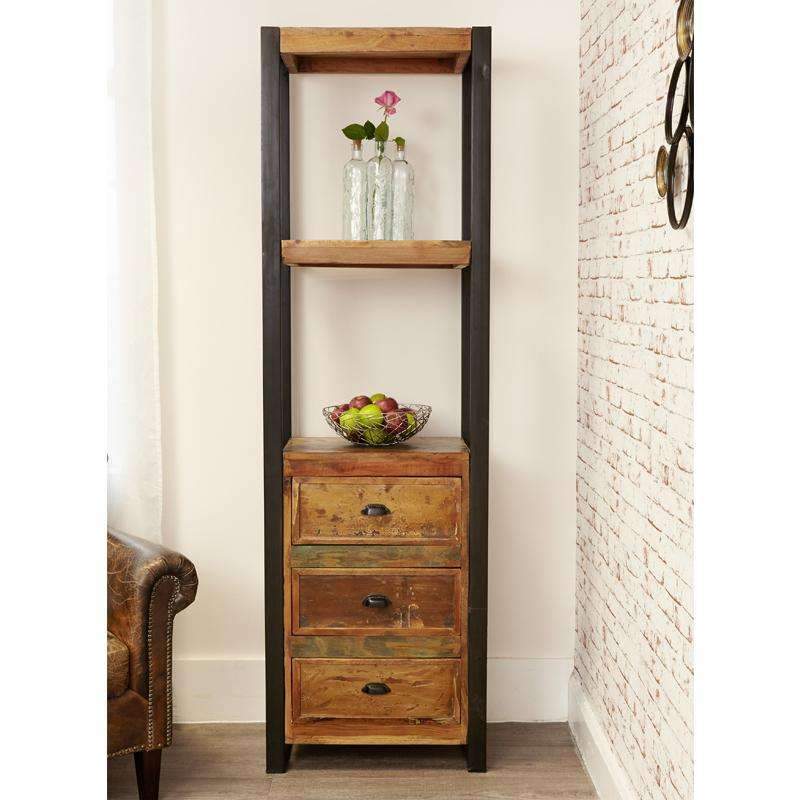 Urban Chic Shelving with 3 Drawers - Duck Barn Interiors