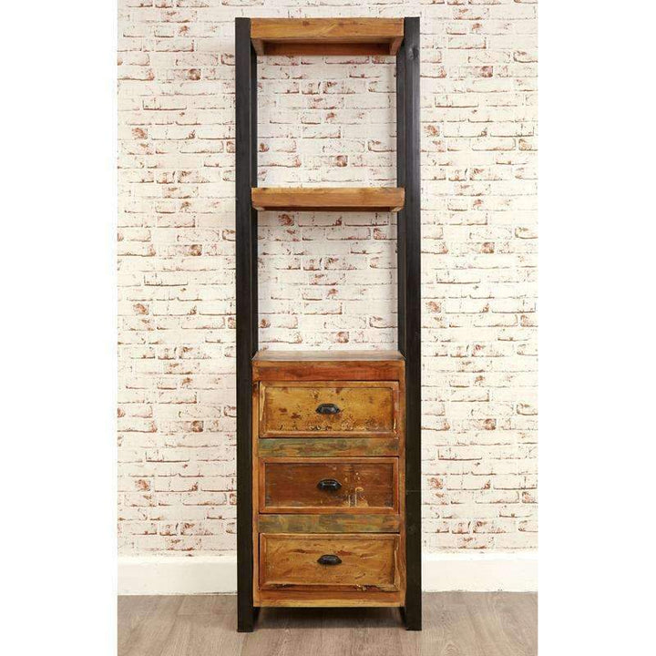 Urban Chic Shelving with 3 Drawers5 - Duck Barn Interiors