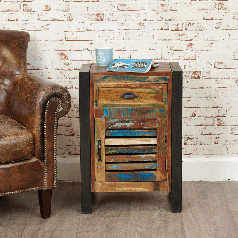 Urban Chic Side Table Cupboard - Duck Barn Interiors