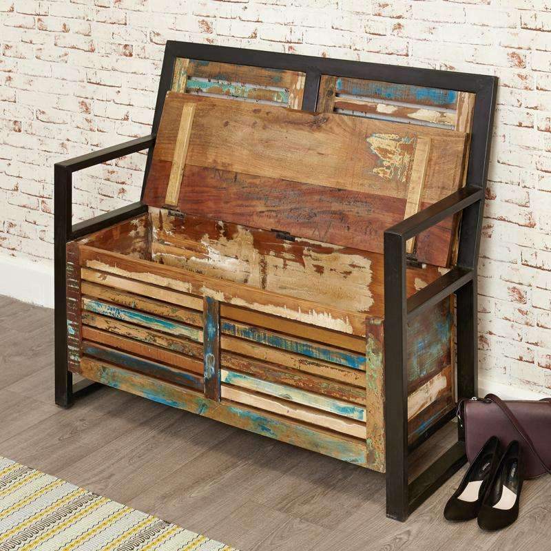 Urban Chic Storage Monks Bench - Duck Barn Interiors