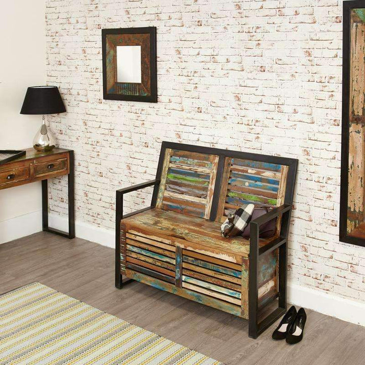 Urban Chic Storage Monks Bench2 - Duck Barn Interiors