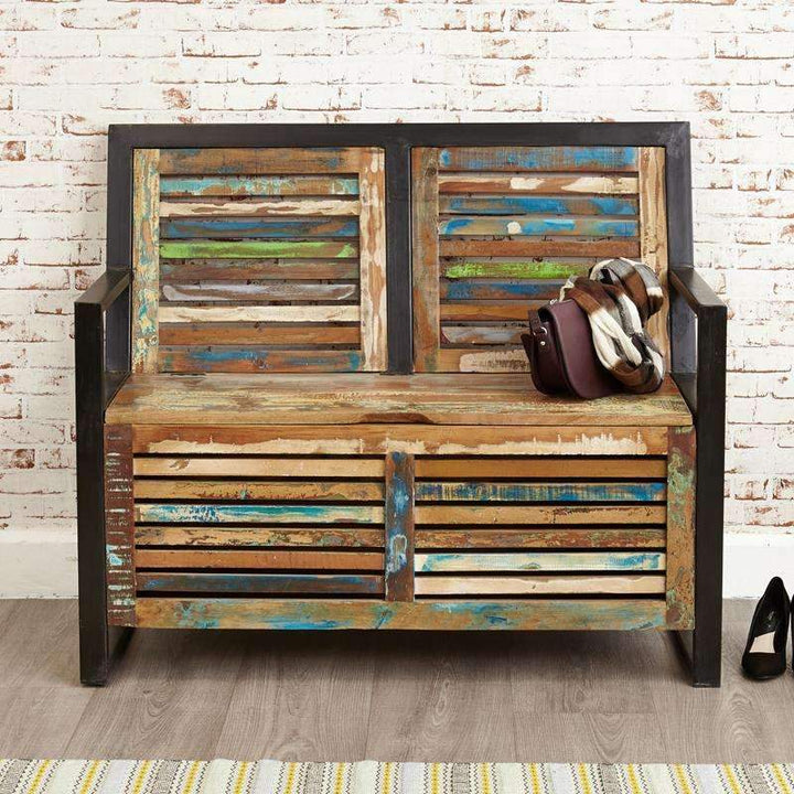 Urban Chic Storage Monks Bench5 - Duck Barn Interiors