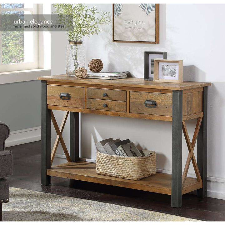 Urban Elegance - Reclaimed Console Table1 - Duck Barn Interiors