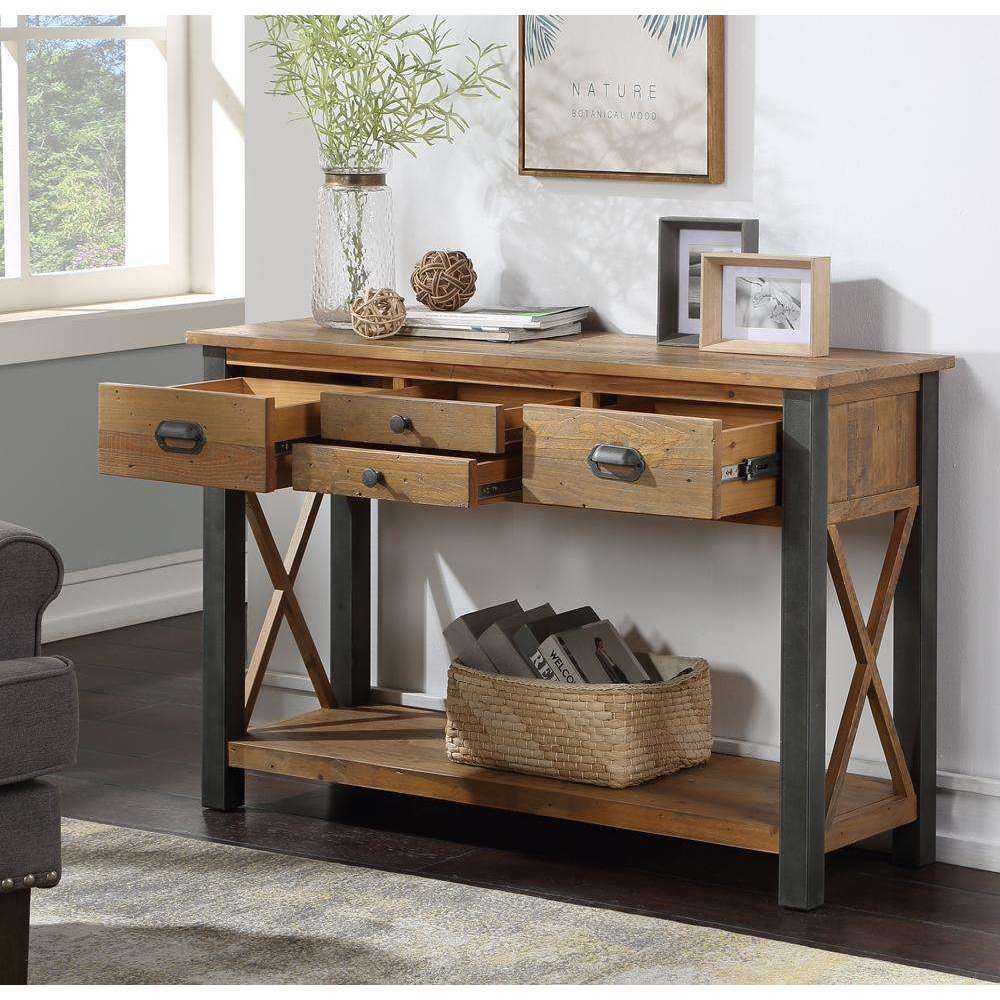 Urban Elegance - Reclaimed Console Table3 - Duck Barn Interiors