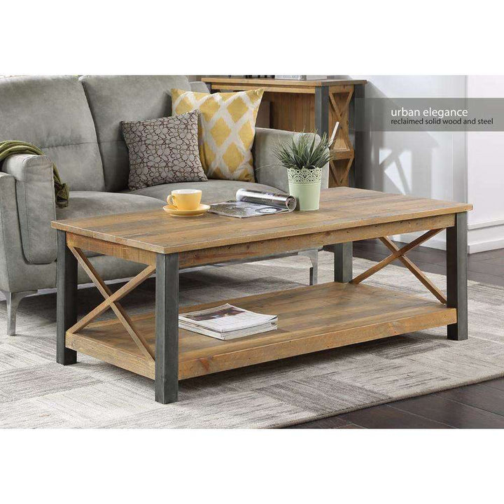 Urban Elegance - Reclaimed Extra Large Coffee Table2 - Duck Barn Interiors