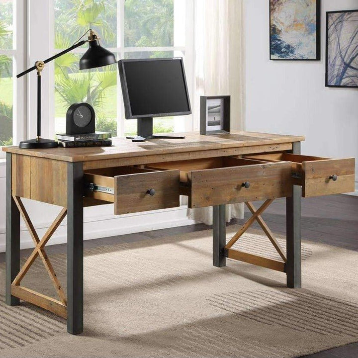 Urban Elegance - Reclaimed Home Office Desk / Dressing Table2 - Duck Barn Interiors