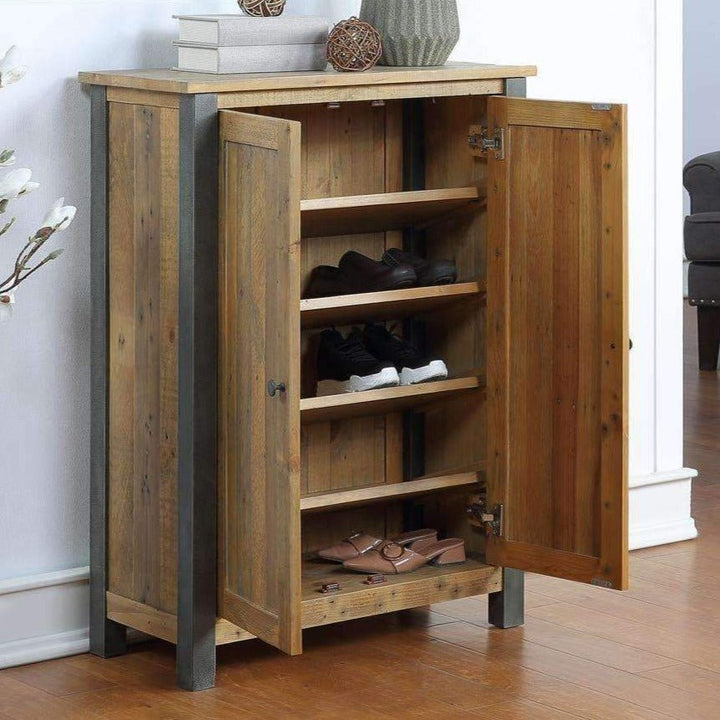 Urban Elegance - Reclaimed Large Shoe Storage Cupboard1 - Duck Barn Interiors