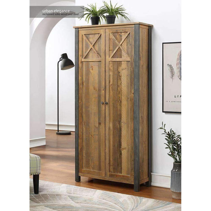 Urban Elegance - Reclaimed Living Room Storage Cabinet4 - Duck Barn Interiors