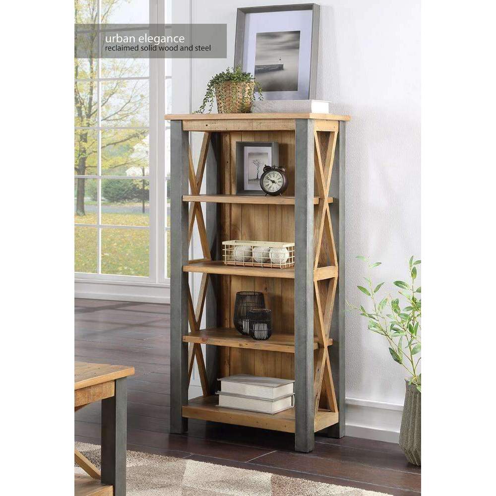 Urban Elegance - Reclaimed Small Bookcase3 - Duck Barn Interiors