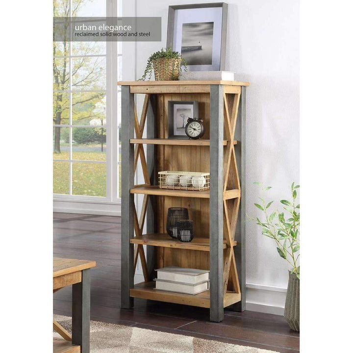 Urban Elegance - Reclaimed Small Bookcase3 - Duck Barn Interiors