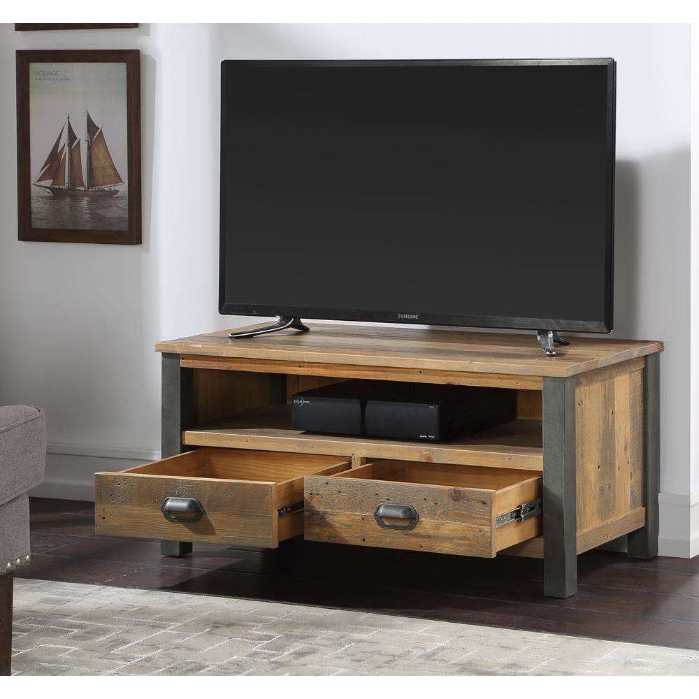 Urban Elegance - Reclaimed Widescreen TV Cabinet2 - Duck Barn Interiors