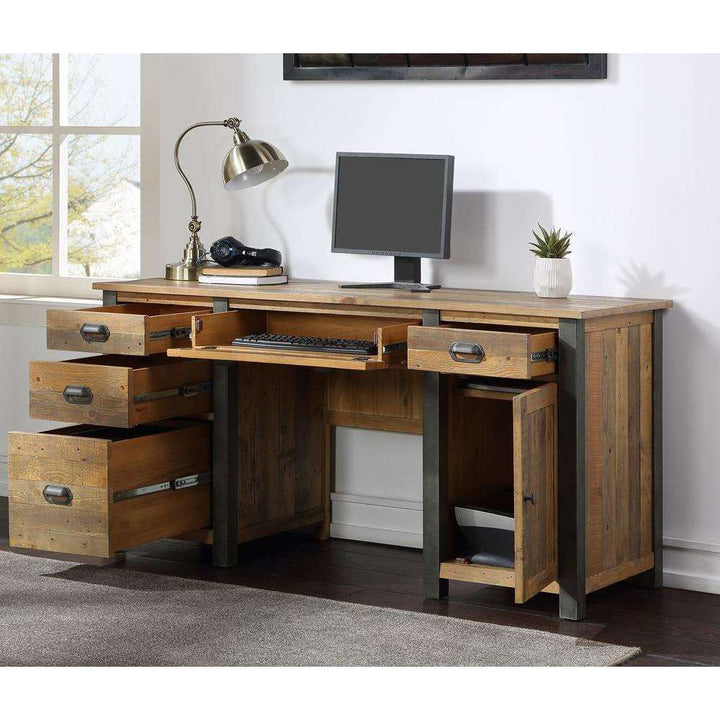 Urban Elegance Twin Pedestal Home Office Desk2 - Duck Barn Interiors