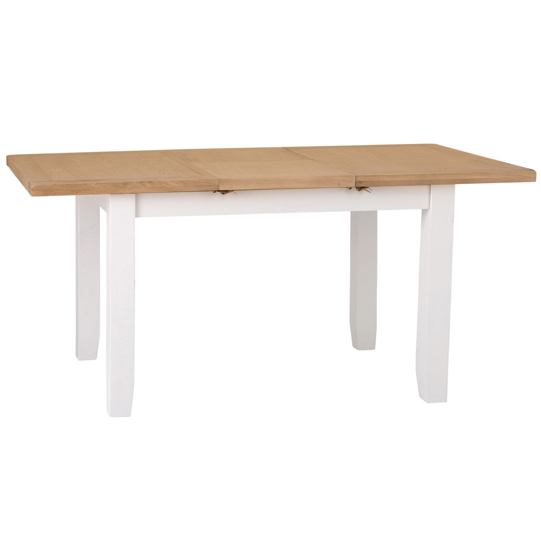 Windsor White 1.2m Butterfly Extending Dining Table12 - Duck Barn Interiors