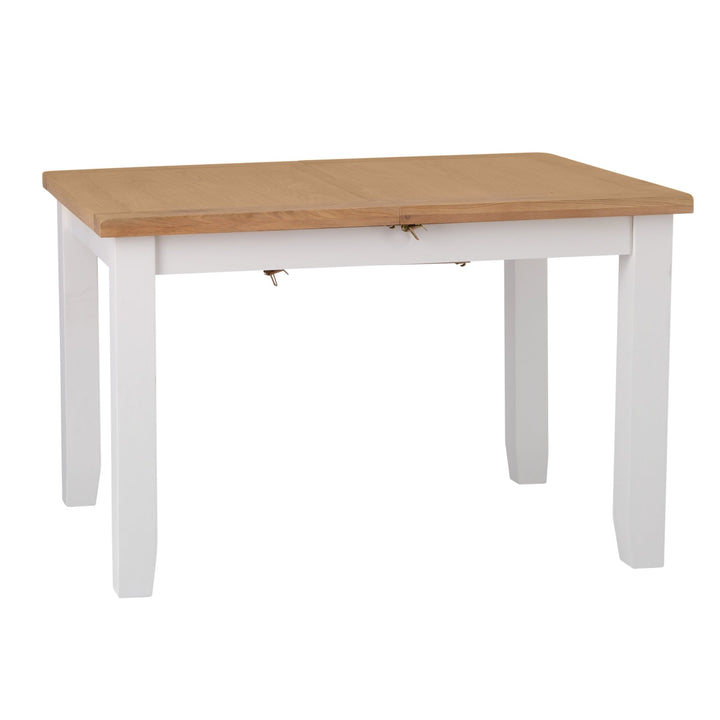 Windsor White 1.2m Butterfly Extending Dining Table13 - Duck Barn Interiors