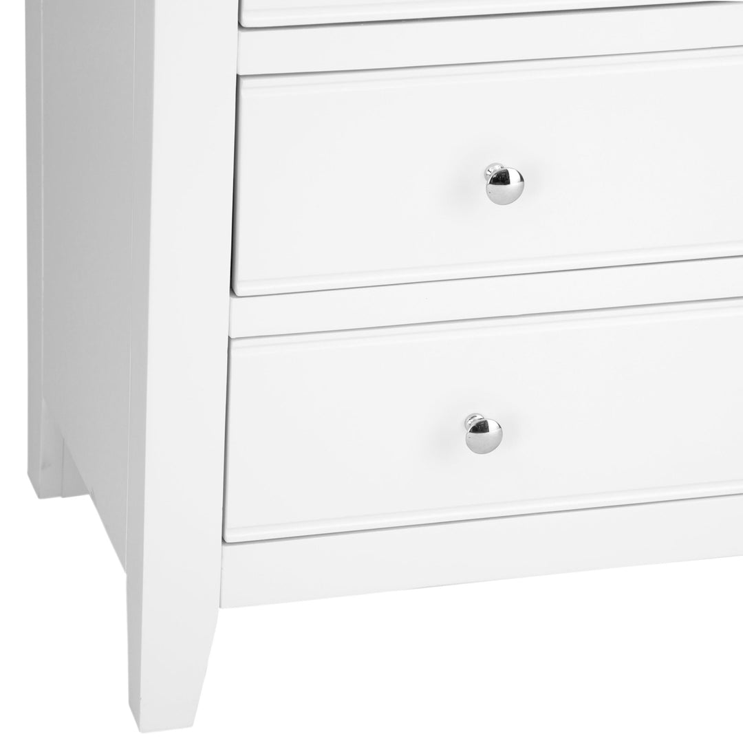 Windsor White 2 Over 3 Chest of Drawers - Duck Barn Interiors