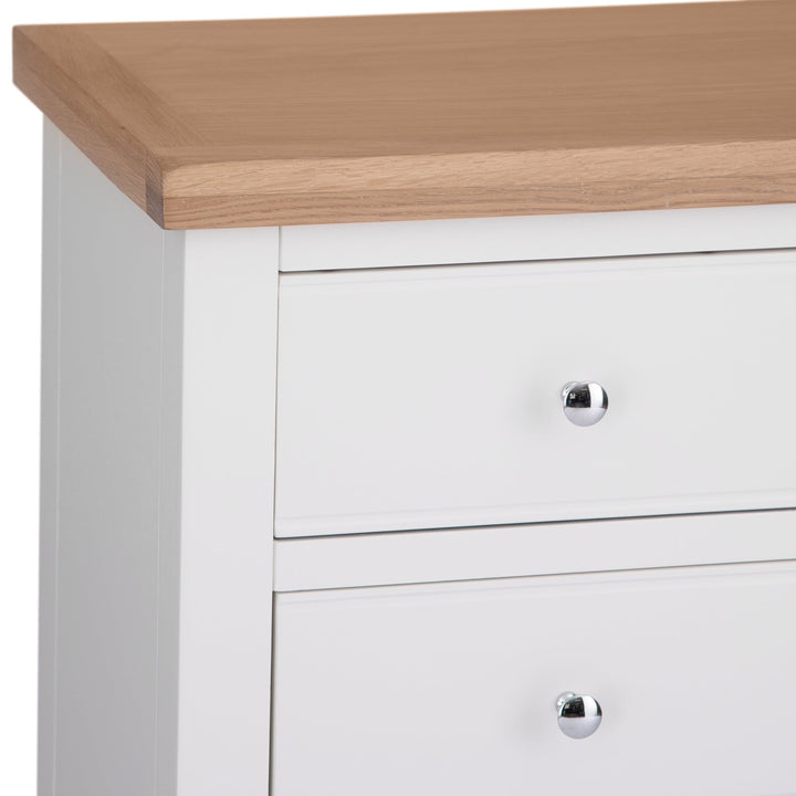 Windsor White 2 Over 3 Chest of Drawers - Duck Barn Interiors