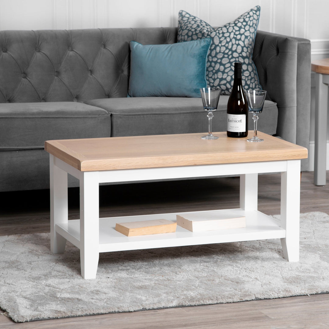 Windsor White Small Coffee Table6 - Duck Barn Interiors