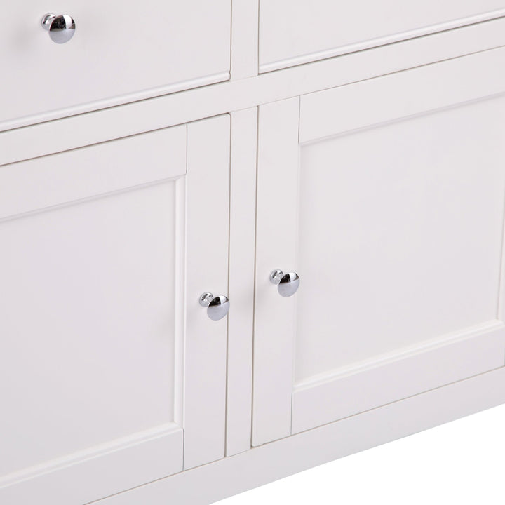 Windsor White Standard Sideboard7 - Duck Barn Interiors