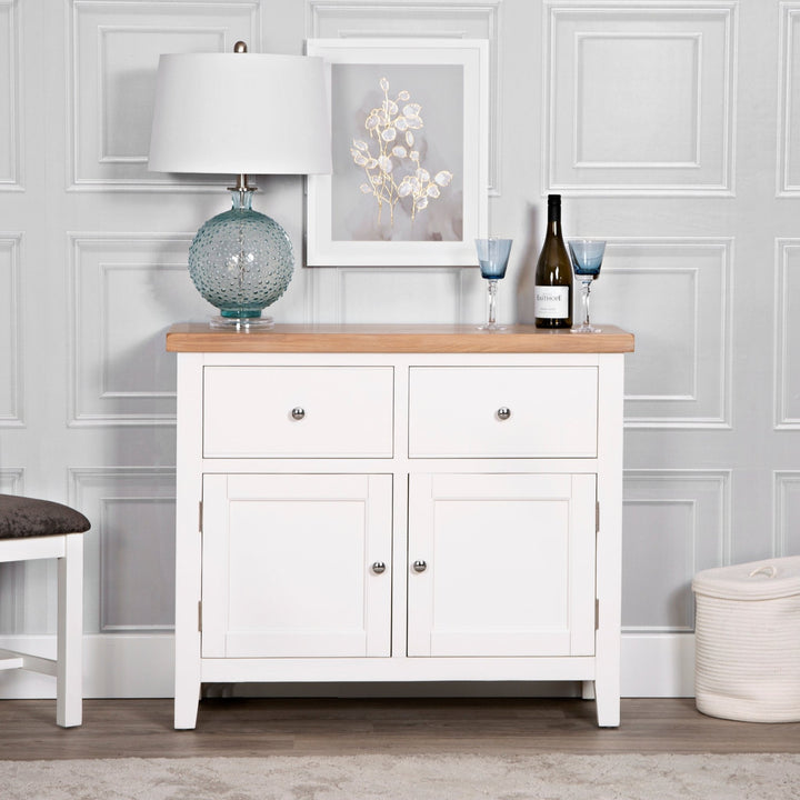 Windsor White Standard Sideboard1 - Duck Barn Interiors