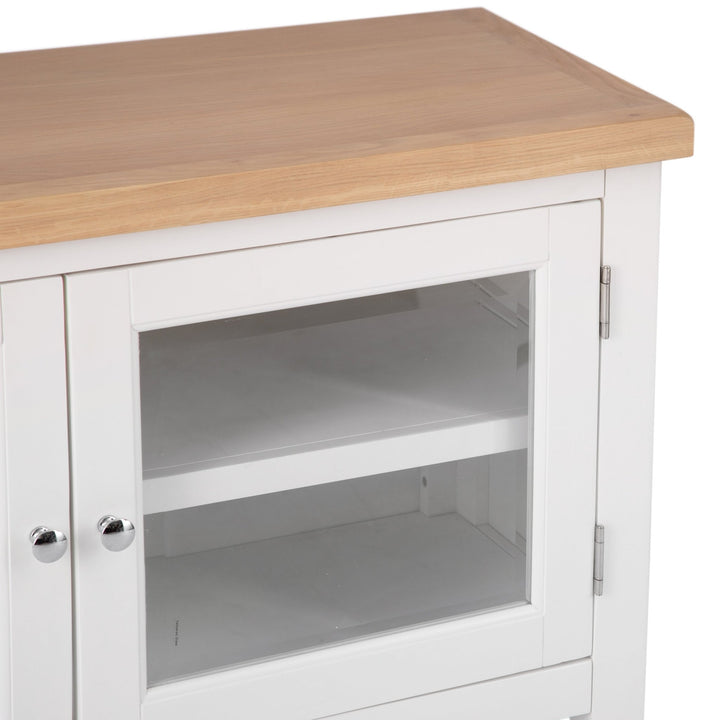 Windsor White Standard TV Stand7 - Duck Barn Interiors