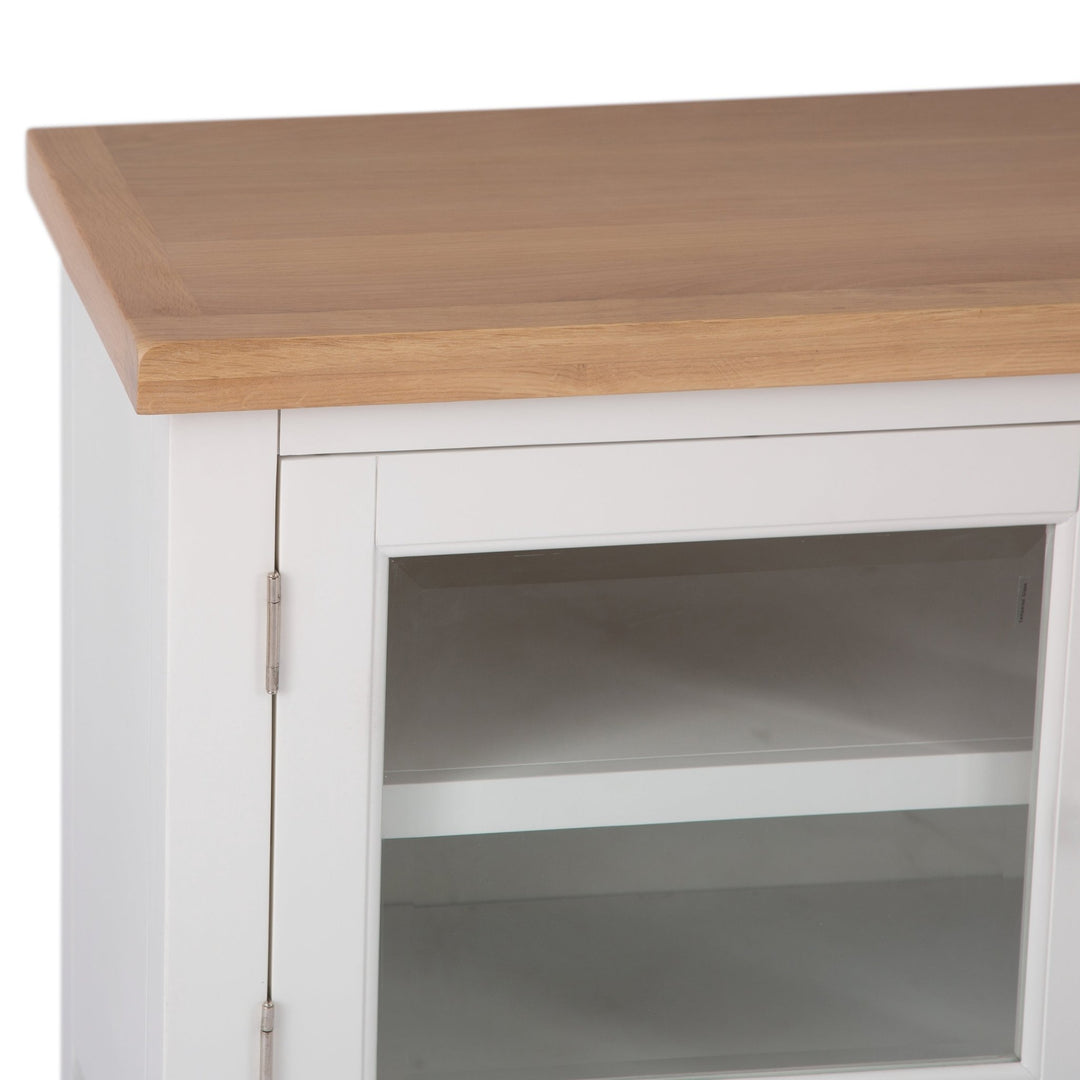 Windsor White Standard TV Stand5 - Duck Barn Interiors