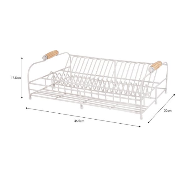 Wirework Dish Rack - Chalk - Duck Barn Interiors