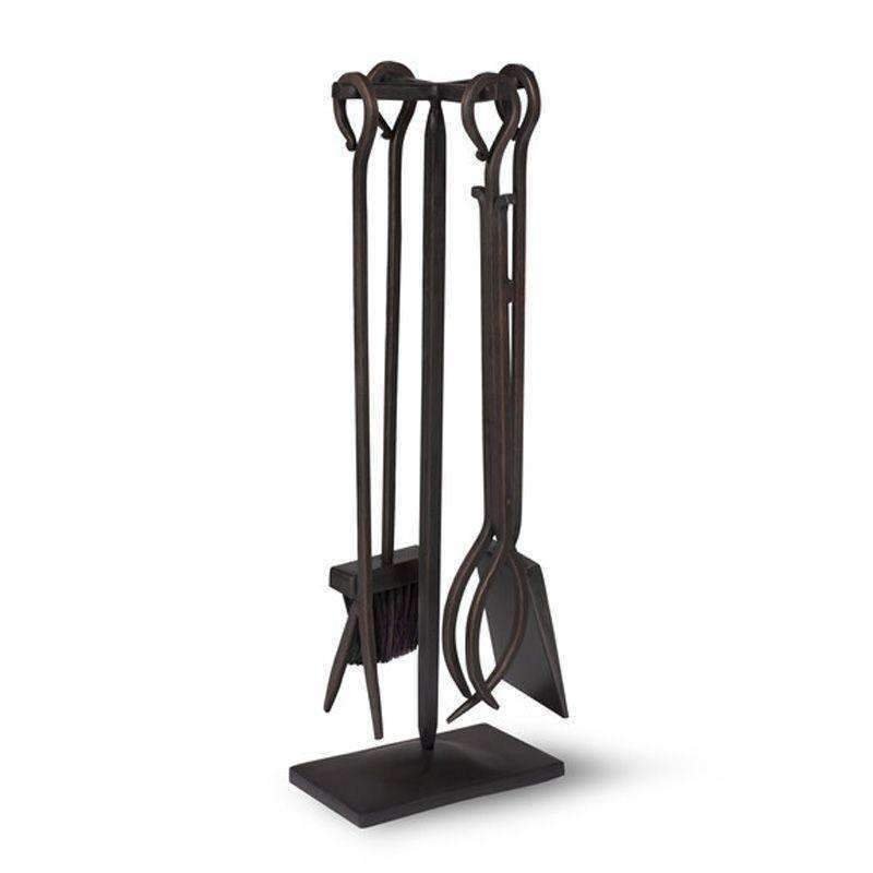 Wrought Iron Fireside 4 Tool Set - Duck Barn Interiors